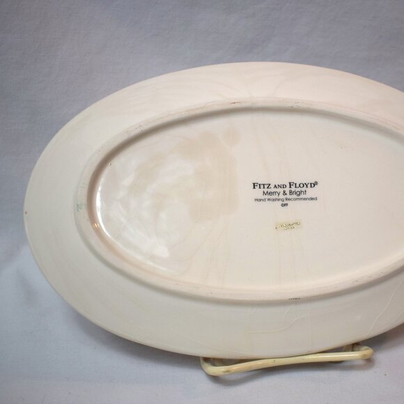 Fitz and Floyd Merry and Bright Christmas Plate - Picture 3 of 4